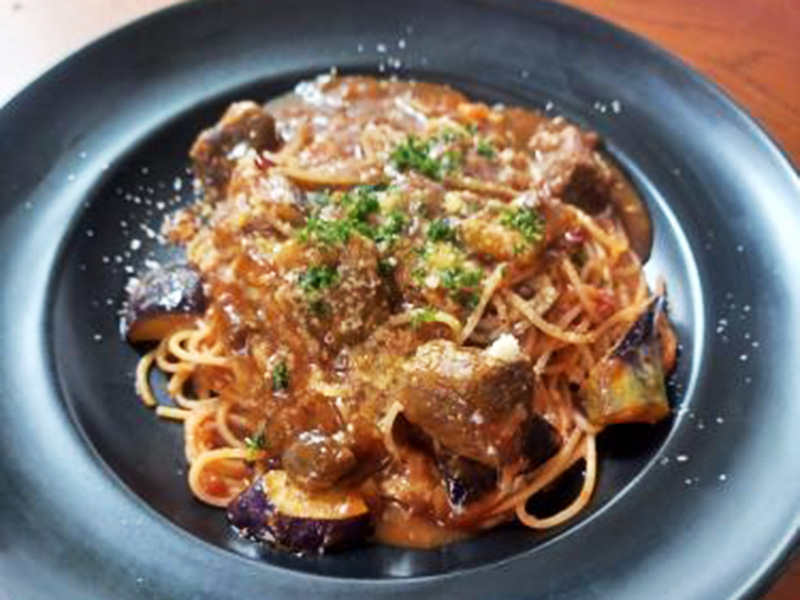 和牛のインディアンパスタ