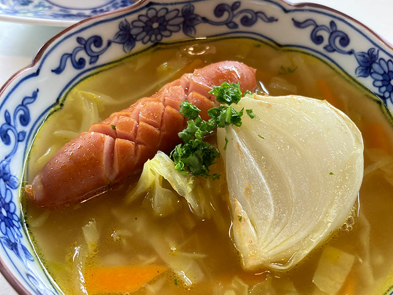 たっぷり野菜のカレースープ