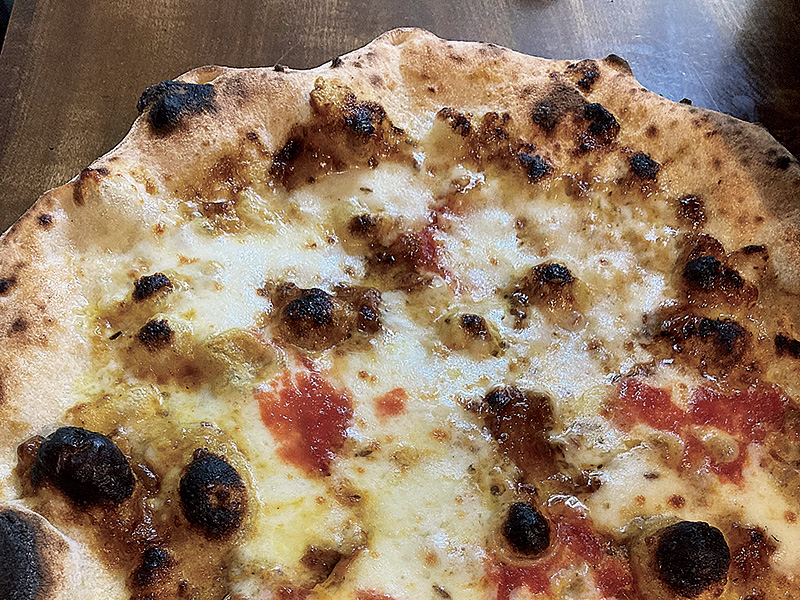 カレーのピッツァ